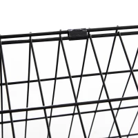 Pawhut Trapeze Collapsible Dog Pet Travel Box Cage Removable Tray 93 x 58 x 65cm(m-7)
