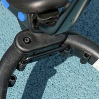 HOMCOM Tricycle bébé évolutif 4 en 1 pour Enfants vélo draisienne avec poignée de poussée réglable, Repose-Pieds Amovible pour 18-48 Mois, Bleu(m-9)