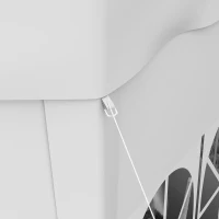 Outsunny 4 m Party Tent Wedding Gazebo Outdoor Waterproof PE Canopy Shade with 6 Removable Side Walls(m-8)