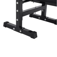 Homcom - Panca Pesi Attrezzatura Fitness Panca Pieghevole per Palestra e Home Gym(m-8)