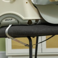 AIYAPLAY 3-in-1 Foldable High Chair for Babies, Toddlers, with Safety Harness, Washable Removable Seat Cushion, Tray, Grey(m-8)