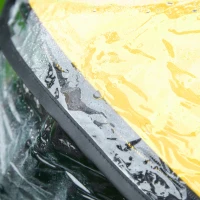 PawHut Detachable Pet Stroller with Rain Cover, 3 In 1 Cat Dog Pushchair, Foldable Carrying Bag w/ Universal Wheels, Brake, Canopy, Basket, Storage Bag for Small and Tiny Dogs - Yellow(m-8)