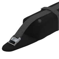 HOMCOM Barras de Transversales de Techo de Coche Baca Portaequipajes para Coche de 2 Piezas Carga máx.75 kg 85x10x8 cm Negro(m-9)