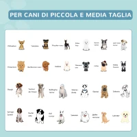 PawHut Piscina Rigida per Cani Taglia Media 65kg in Plastica Dura e Antiscivolo per Giardino o Interni, Blu Φ120x30cm(m-7)