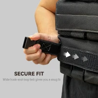 SPORTNOW 15KG Adjustable Weighted Vest, Running Weight Vest, with 30 Metal Weights, Reflective Strips, for Running, Exercise(m-5)
