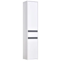HOMCOM Particle Board Tall Slimline Shelf Cabinet w/ Drawer White(m-11)