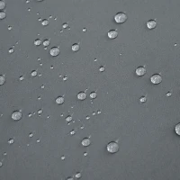 Outsunny Set of 2 Sun Lounger Cushions, Replacement Cushions for Rattan Furniture with Ties, 196 x 55 cm, Cushion ONLY, Dark Grey(m-7)