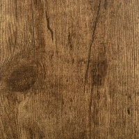 HOMCOM 3 Drawer File Cabinet, Mobile Filing Cabinet on Wheels for Home Office, Study, Rustic Brown(m-7)