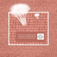 Outsunny Voile d'ombrage Triangulaire Grande Taille 3 x 3 x 3 m polyéthylène Haute densité résistant aux UV Coloris rouge rouille(m-5)