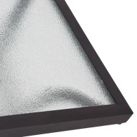 Outsunny Ensemble salon de jardin 5 pièces : 2 chaises longues inclinables, 2 repose-pied amovibles + table basse métal époxy textilène noir(m-4)