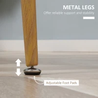 HOMCOM Modern Dining Table for 2 People, Round Kitchen Table, with Matte Top and Metal legs, Dining Room Living Room, White(m-6)