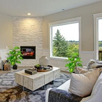 HOMCOM 2 PCs Artificial Evergreen Tree Fake Decorative Plant in Nursery Pot for Indoor Outdoor Décor, Green(m-10)