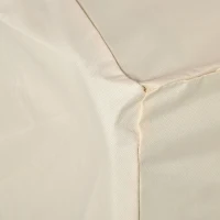 Outsunny 600D Oxford Cloth Garden Furniture Cover Waterproof, 3 Seater Sofa Protector for Patio, Outdoor, Beige, 218 x 111 x 63-101 cm(m-9)