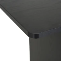 HOMCOM Mobile Small Office Computer Desk PC Table Home Workstation with Slide-Out Keyboard Tray, Adjustable Shelf, CPU Stand, 0.8m, Black(m-9)