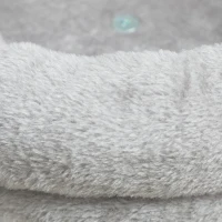 PawHut Arbre à chat tour de jeux pour chats, avec poteaux à griffer lit pour chat maison pour chat 42 x 30 x 66 cm gris clair(m-8)