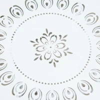 Outsunny Ensemble de jardin bistro 3 pièces 2 chaises pliantes et table ronde en métal époxy - blanc(m-6)