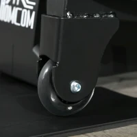 HOMCOM Mini Manual Elliptical Bike, Compact Elliptical Cross Trainer Fitness Workout w/ LCD Monitor, Anti-Slip Pedals, Adjustable Resistance for Home Office(m-9)