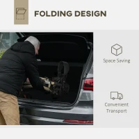 HOMCOM Folding Rollator with Cane Holder, Adjustable Handle Height and Aluminum Frame, 4 Wheeled Mobility Walker with Seat and Bag, Gold(m-5)