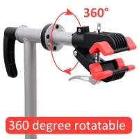 HOMCOM Cavalletto per Manutenzione Bici con Altezza Regolabile e Rotazione a 360°, 100x66x109-180cm(m-8)