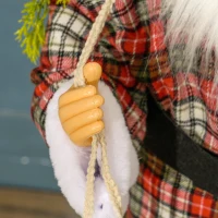 HOMCOM 4'3" Animated Santa Claus Figure, with Sound and Lights - Red/Green(m-9)