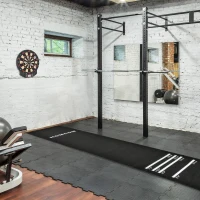 HOMCOM Professional Rubber Darts Dart Mat Pub Club Home 4 Throwing Distances(m-2)