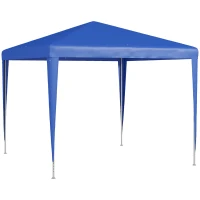 Outsunny 2.7m x 2.7m Garden Gazebo Marquee Party Tent Wedding Canopy Outdoor(Blue)(m-1)