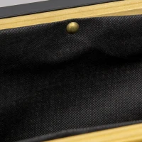 Outsunny Jardinière sur pieds rectangulaire avec étagère inférieure carré potager extérieur métal et bois 55 x 20 x 56 cm(m-9)