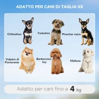 PawHut Trasportino Zaino 2 in 1 per Cani e Gatti con Tasche Laterali, Maniglia Telescopica e Ruote, 42x25x55cm, Verde(m-8)