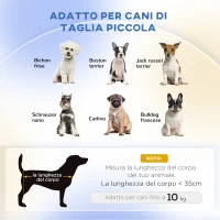 PawHut Divanetto per Animali, Cuscino Imbottito in Gommapiuma Rimovibile, Cane di Taglia Media Piccola, Marrone Scuro 74x48.5x31cm(m-4)