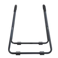 Homcom Barres Parallèles de Musculation en Métal Noir 280 x 92 x 58 cm(m-6)
