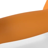 SPORTNOW 2 x 1.5kg Hexagonal Dumbbells Weights Set with Non-Slip Grip for Home Gym Workout, Orange(m-9)