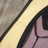 PawHut Fabric Pet Whelping Box Dog Cat Puppy Playpen Rabbit Guinea Pig Play Pen in Pink With Carry Bag Small Dia 90 x 41Hcm(m-9)