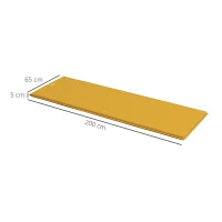 Outsunny Single Inflatable Mattress Sleeping Pad, Self-Inflating, Khaki(m-3)