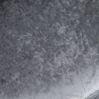 HOMCOM Dressing Table Stool with Rubber Wood Legs, Ice Velvet Vanity Stool for Living Room Bedroom, Grey(m-8)