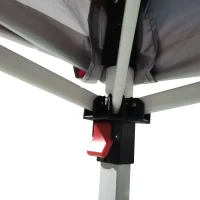 Outsunny 3x3(M) Pop Up Gazebo with 1 Side and Roller Bag, Height Adjustable Party Tent Event Shelter for Garden, Patio, Blue(m-9)