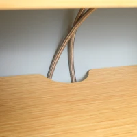 kleankin Mobile Bagno sotto Lavabo in Truciolato con Ripiani Regolabili e Lavello Curvo, 60x41.5x88 cm(m-8)