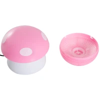 Destructeur d'insectes 3 W design champignon rose blanc(m-5)