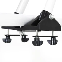 HOMCOM Portabicicletas de Techo para Vehículo Soporte para Bicicletas con Brazo de Pinza Ángulo Ajustable de 0-180 Grados Apto para Ancho de Ruedas de Menos de 5 cm 132x21x66 cm Plata(m-5)