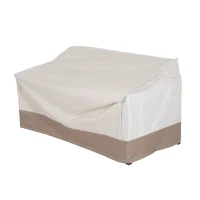 Outsunny Funda Protectora para Banco 2-3 Plaza Cubierta de Muebles Impermeable Exterior Jardín Protección contra Lluvia y Sol 152x87x59/79cm 600D Tela Oxford(m-8)