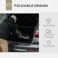 HOMCOM Rollator Walker Wheelchair, with Brakes and Bag - Yellow/Green(m-7)