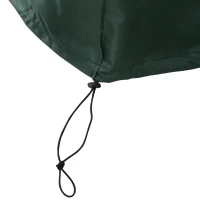 Outsunny Housse de Protection Salon de Jardin bâche étanche dim. 2,3L x 2,3l x 0,7H m Polyester PVC Haute densité Vert(m-9)