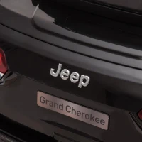 HOMCOM Macchina Elettrica Jeep per Bambini 12V, Guida Manuale e con Telecomando Velocità 0-3km/h, 114x76x58cm, Nero(m-9)