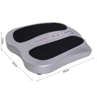 Homcom Appareil de Massage des Pieds Shiatsu Gris 37 x 35 x 11 cm(m-3)