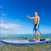 HOMCOM Tavola Gonfiabile SUP Stand Up Paddle con Pagaia Regolabile, Tavola Surf con Accessori 322x81x15cm(m-2)