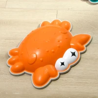 ZONEKIZ 9PCs Kids Stepping Stones with TPE Anti-Slip Edge, Crab-Designed Balance River Stones, Obstacle Courses, Stackable(m-7)