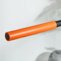 HOMCOM 40" Fitness Trampoline with Adjustable Handle, Rebounder Trampoline, Mini Jumper for Indoor Exercise Workout, Orange(m-9)