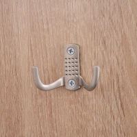 HOMCOM Mobile per Ingresso in Legno Set 3 Pezzi con Scarpiera, Appendiabiti e Specchio, 80x27x46.5cm - Color Legno(m-7)