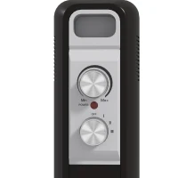 HOMCOM 2kW Nine Fin Oil-Filled Radiator - Black(m-8)