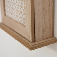 HOMCOM Scatola Porta Chiavi in Stile Shabby Chic in Legno 20x6.5x26.5cm(m-6)
