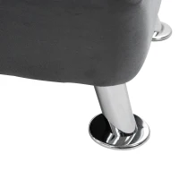 HOMCOM Sillón Relax con Cojín Almohada de Esponja Tapizado en Felpa 160x56x75cm(m-9)